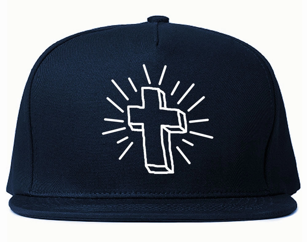 Cross of Praise Chest God Religious Snapback Hat