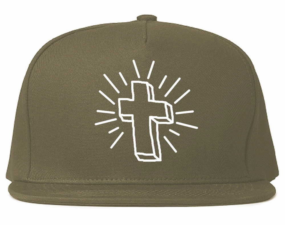 Cross of Praise Chest God Religious Snapback Hat