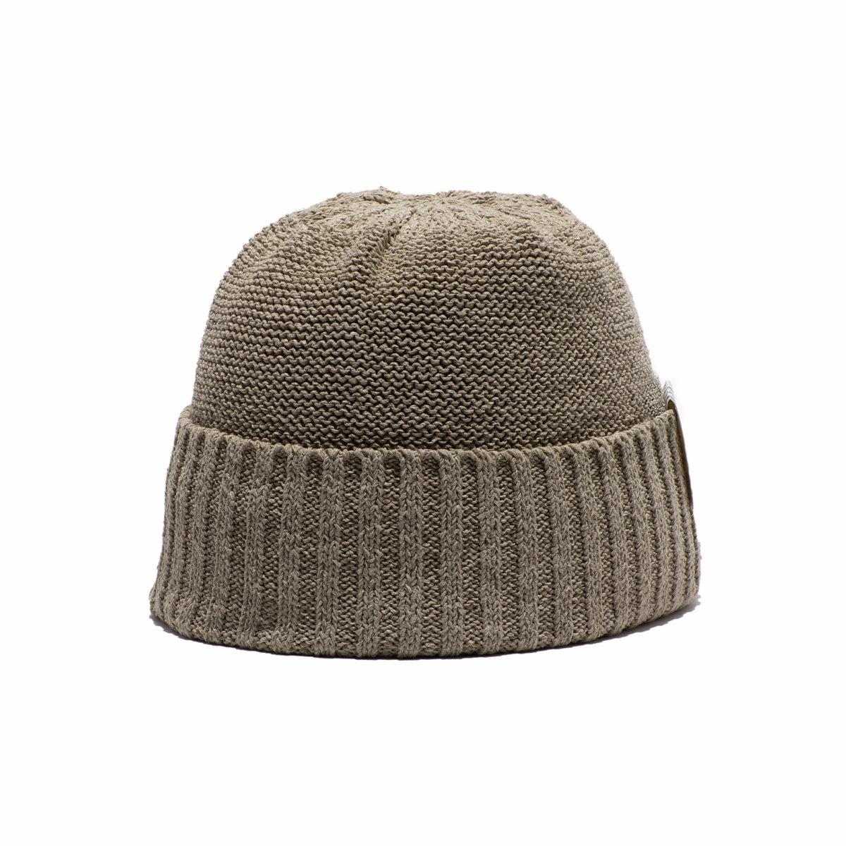 CRUNCHY BEANIE - Beige winter-knitted-hat