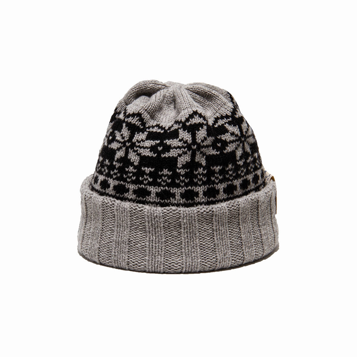 CRYSTAL BEANIE - Grey winter-knitted-hat