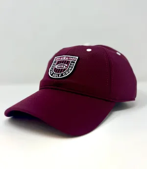 Culver Golf Brrr Performance Hat - Maroon & Black Accents casual-dad-hat