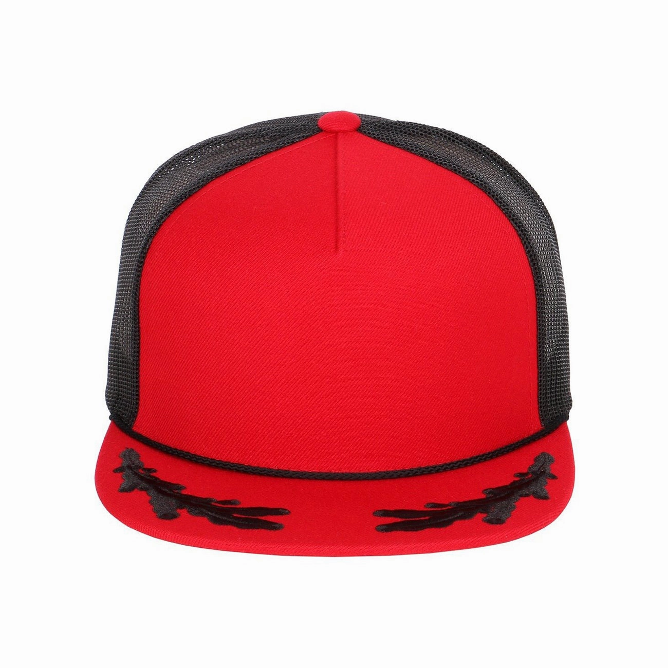 Custom Embroidered Bill on Flexfit Trucker Mesh Hat