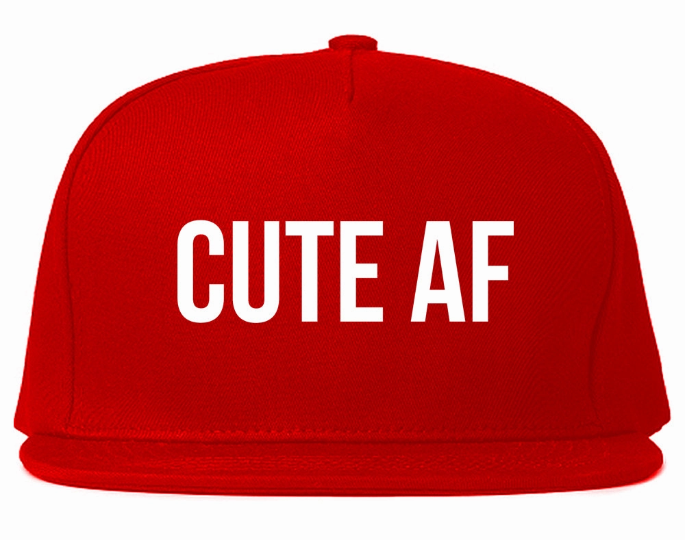 Cute AF Mens Snapback Hat