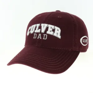 Dad Relaxed Twill Adjustable Hat - Maroon casual-dad-hat