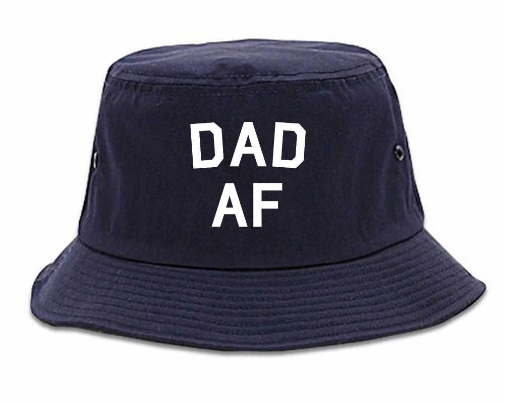 Dad AF New Father Funny Mens Bucket Hat