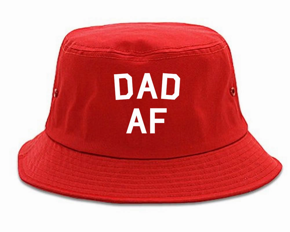 Dad AF New Father Funny Mens Bucket Hat