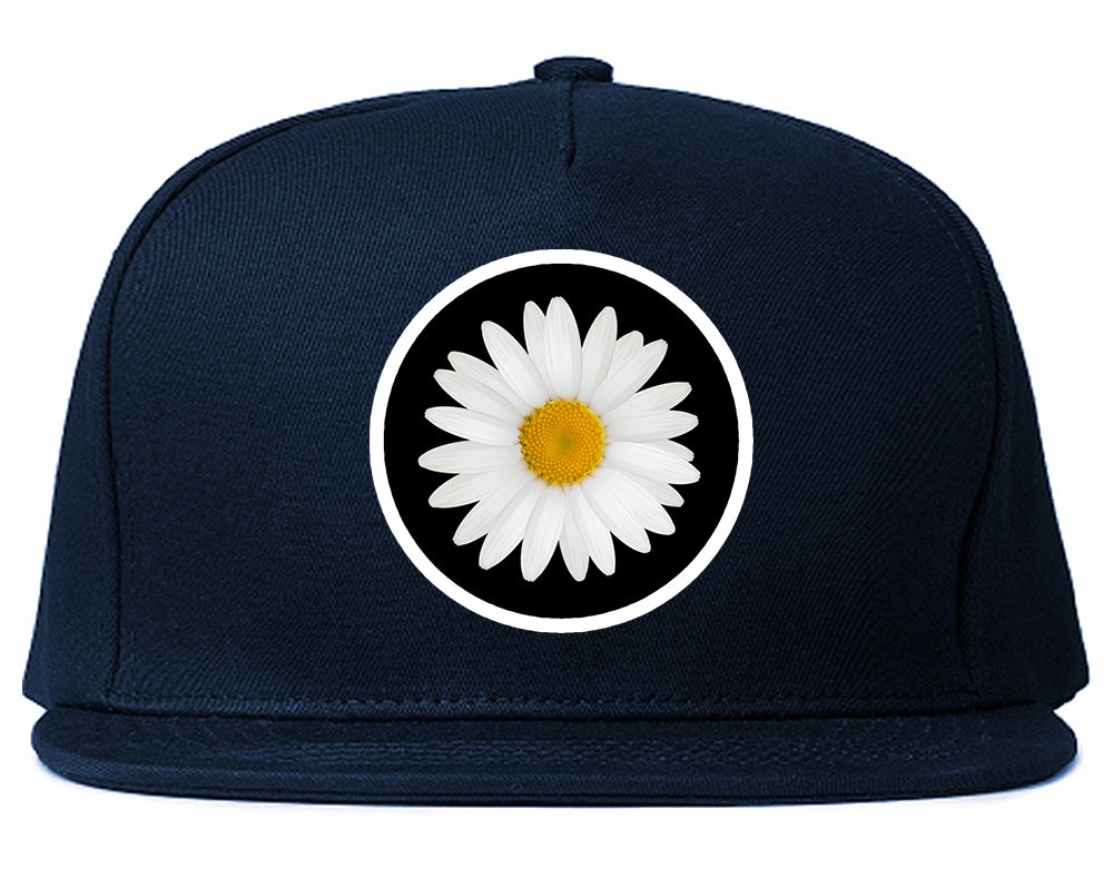 Daisy Flower Chest Mens Snapback Hat