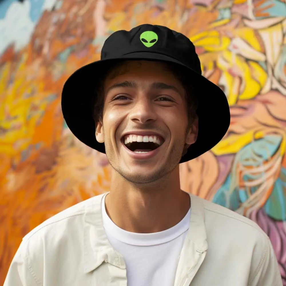 Dalix Alien Bucket Hat casual-embroidered-cap