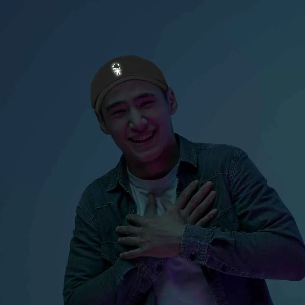 Dalix Astronaut Hat (Glow in the Dark)