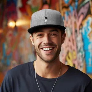 Dalix Astronaut Snapback Hat casual-embroidered-cap