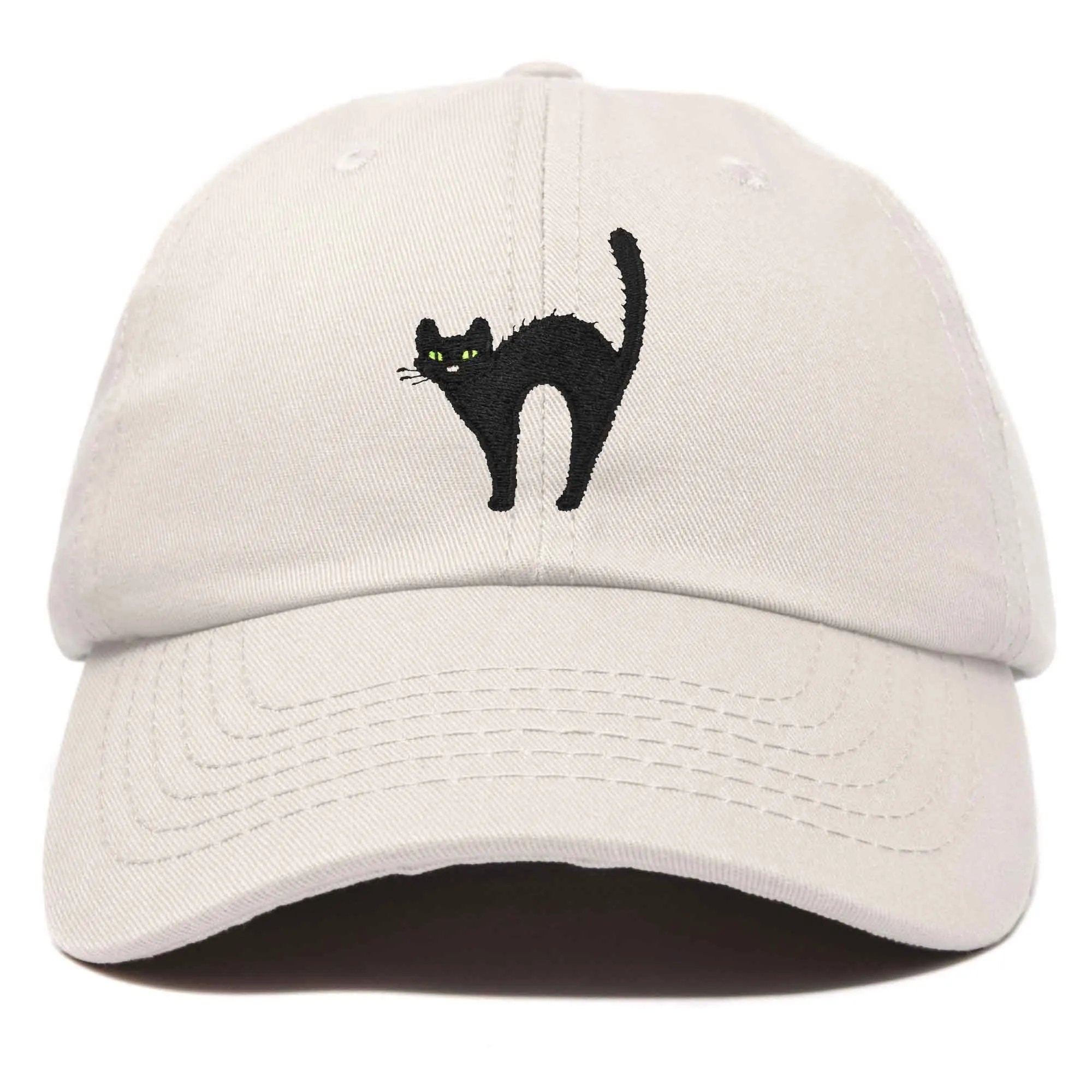 Dalix Black Cat Hat casual-embroidered-cap