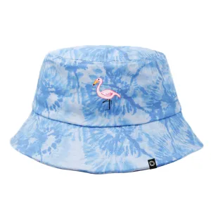 Dalix Flamingo Tie Dye Bucket Hat casual-embroidered-cap