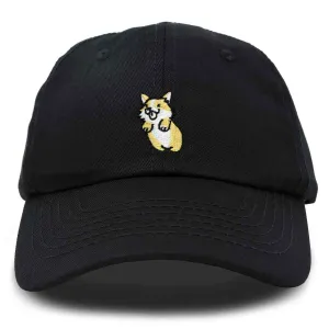 Dalix Leaping Corgi Cap casual-embroidered-cap