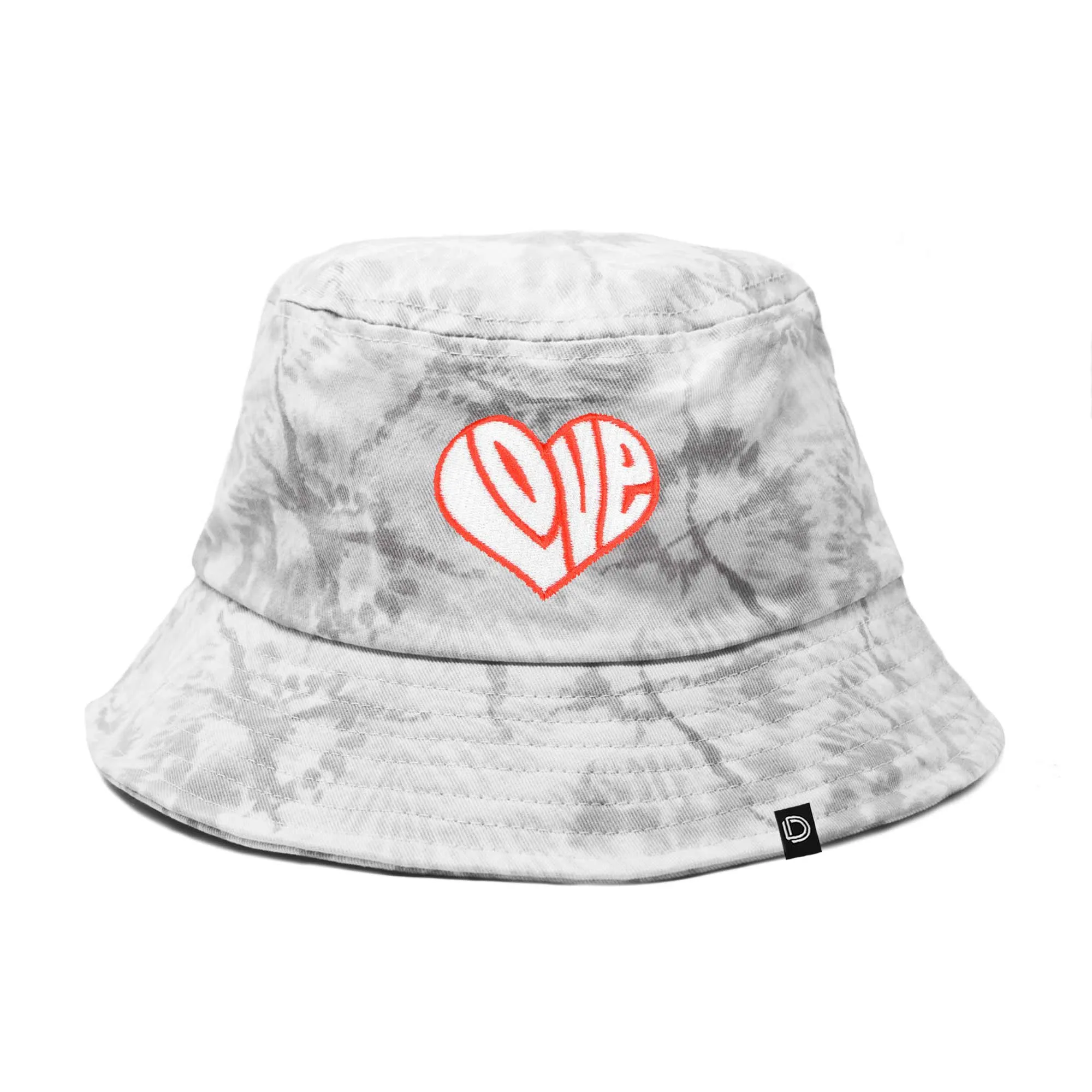 Dalix Love Heart Tie Dye Bucket Hat casual-embroidered-cap