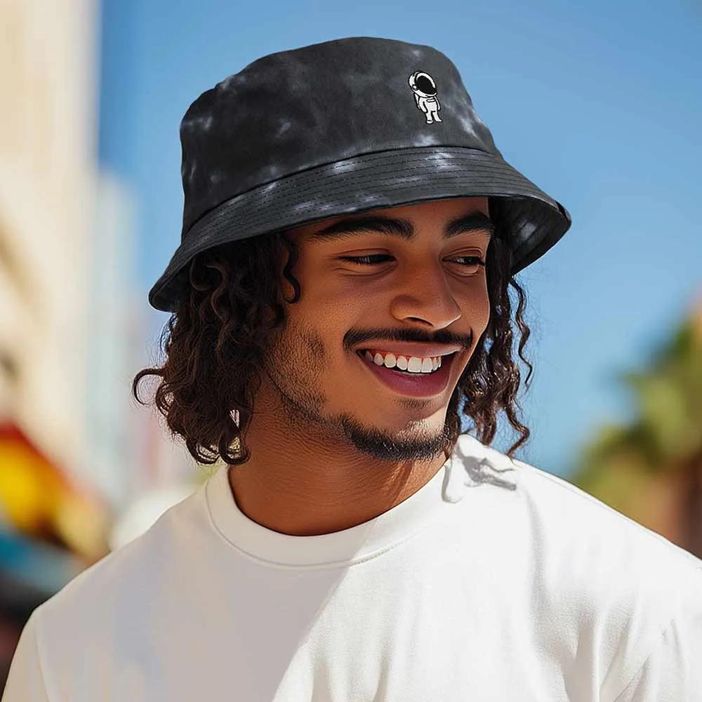 Dalix Mens Astronaut Cotton Bucket Hat