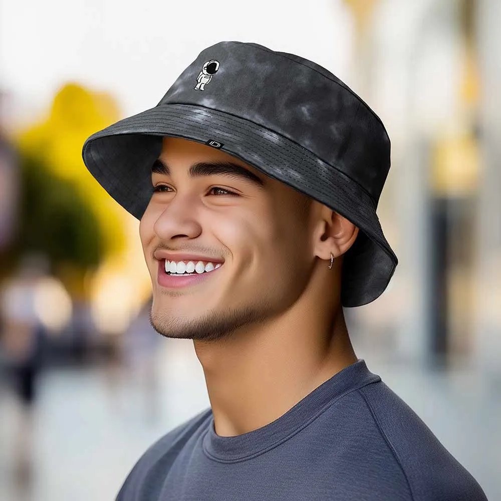 Dalix Mens Astronaut Cotton Bucket Hat