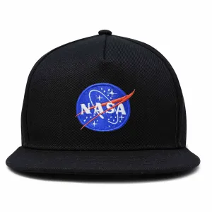 Dalix NASA Meatball Snapback Hat casual-embroidered-cap