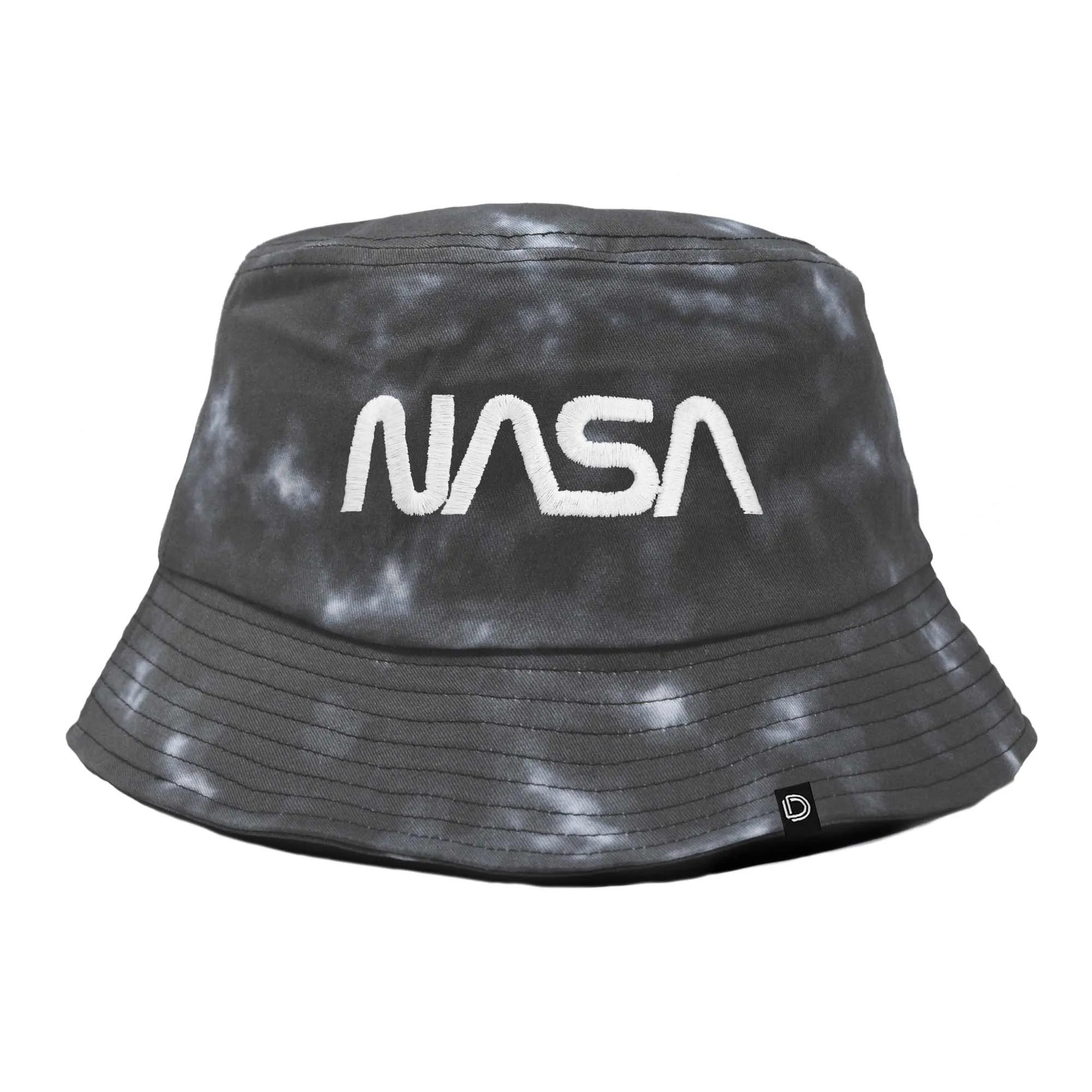 Dalix NASA Worm Tie Dye Bucket Hat casual-embroidered-cap