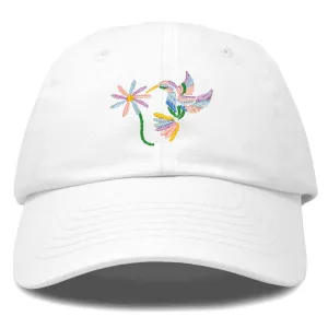 Dalix Pastel Hummingbird Hat casual-embroidered-cap