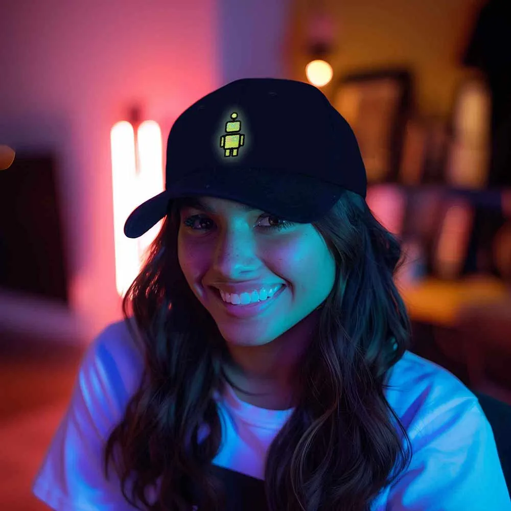 Dalix Robot Hat (Glow in the Dark)