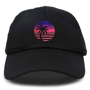 Dalix Sunset Palm Hat casual-embroidered-cap