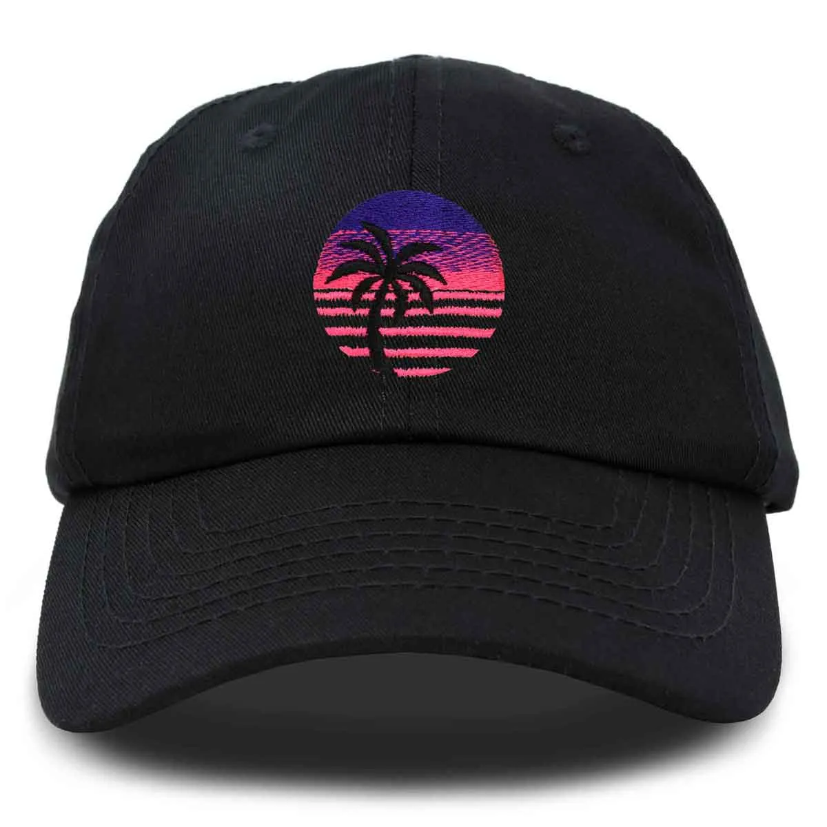Dalix Sunset Palm Hat casual-embroidered-cap
