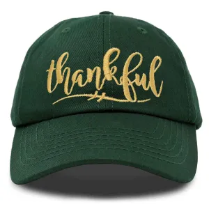 Dalix Thankful Hat Womens Baseball Cap casual-embroidered-cap