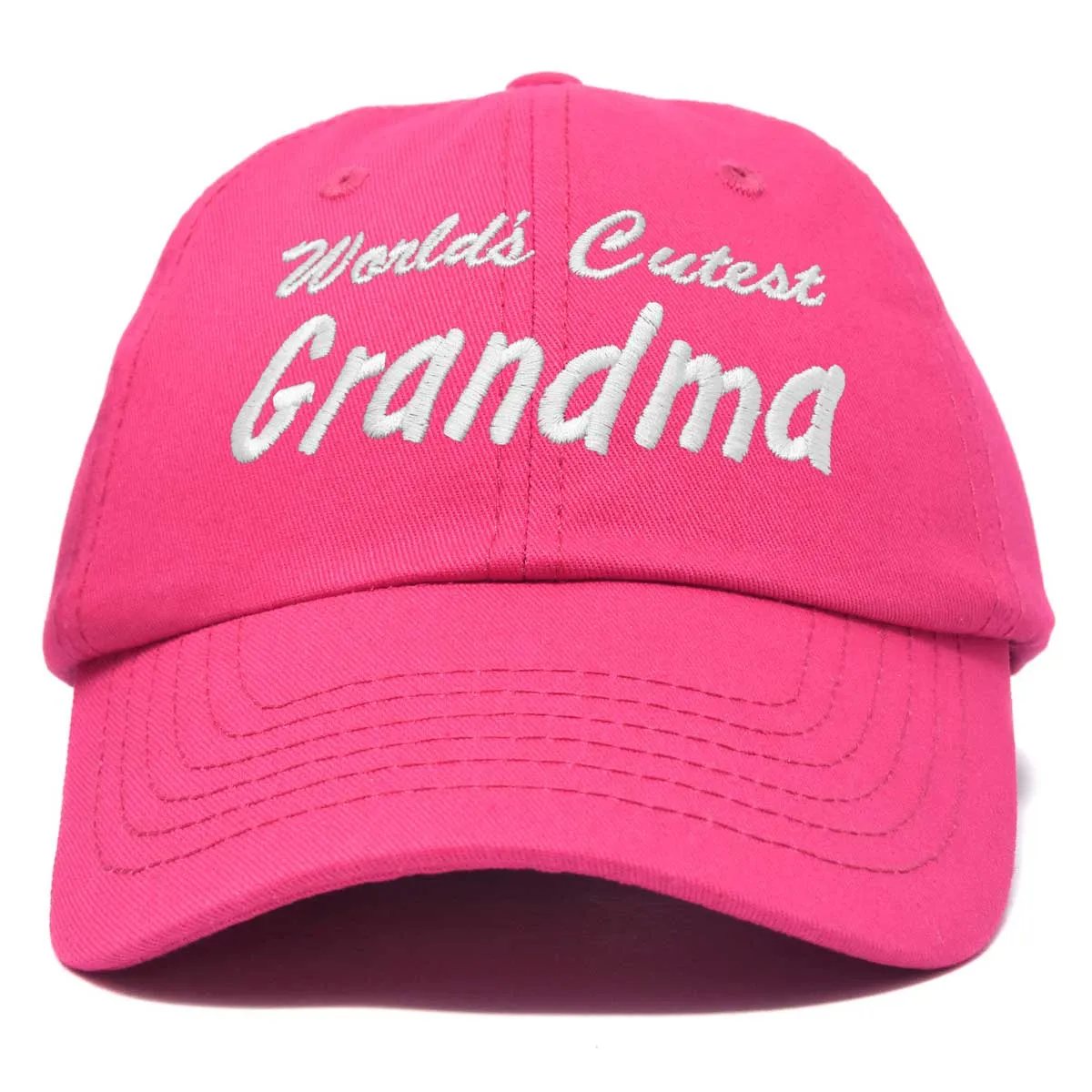 Dalix Worlds Cutest Grandma Hat casual-embroidered-cap