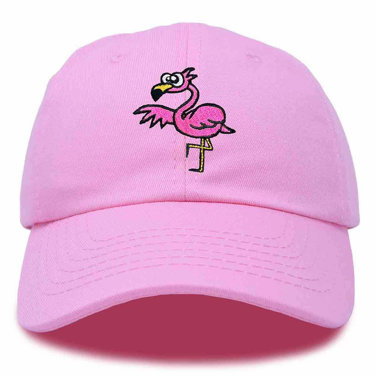 Dalix Fiona the Flamingo Hat casual-embroidered-cap