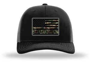 Dally Up 2nd Amendment Front Panel Patch casual-baseball-cap