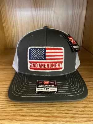 Dally Up American Flag 2nd Amendment Patch Hat casual-baseball-cap