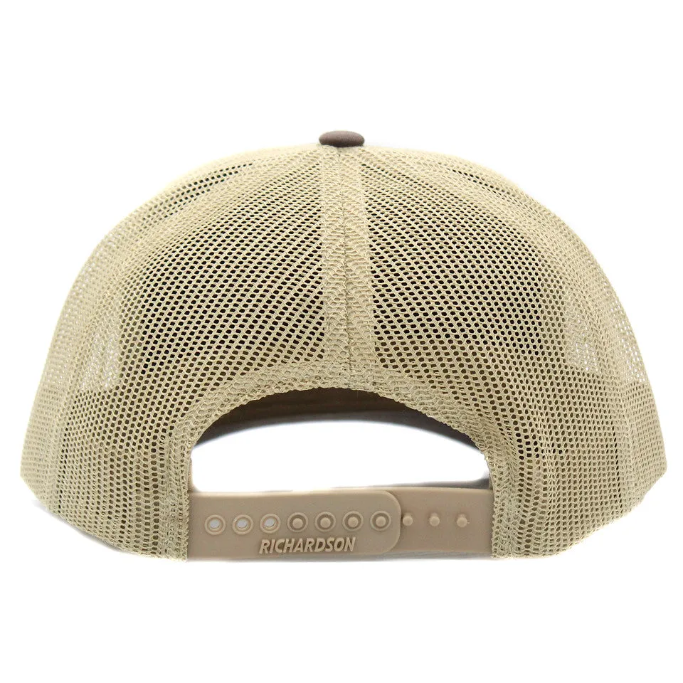 Dally Up Praying Cowboy Leather Patch Cap