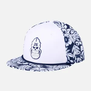 Darkness Tiki Skull 6 Panel Flat Bill casual-dad-hat