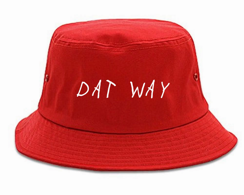 Dat Way Font Mens Bucket Hat