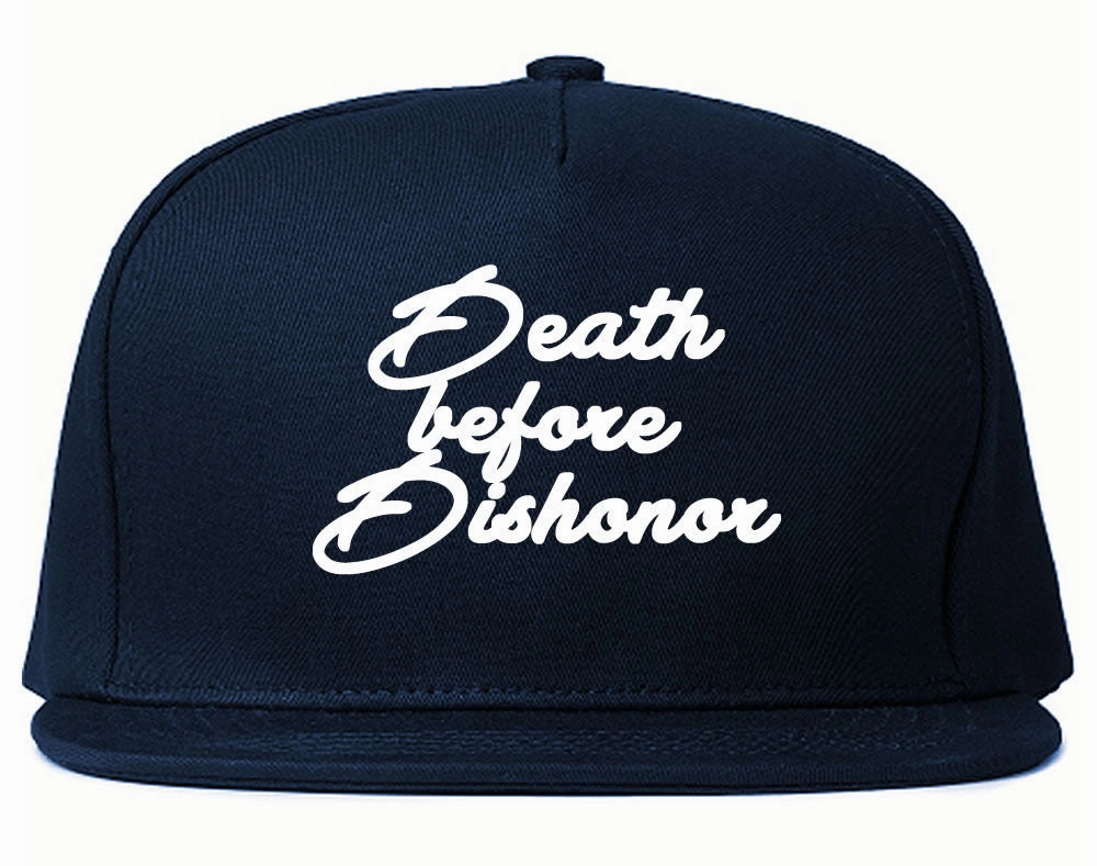 Death Before Dishonor Skulls Snapback Hat