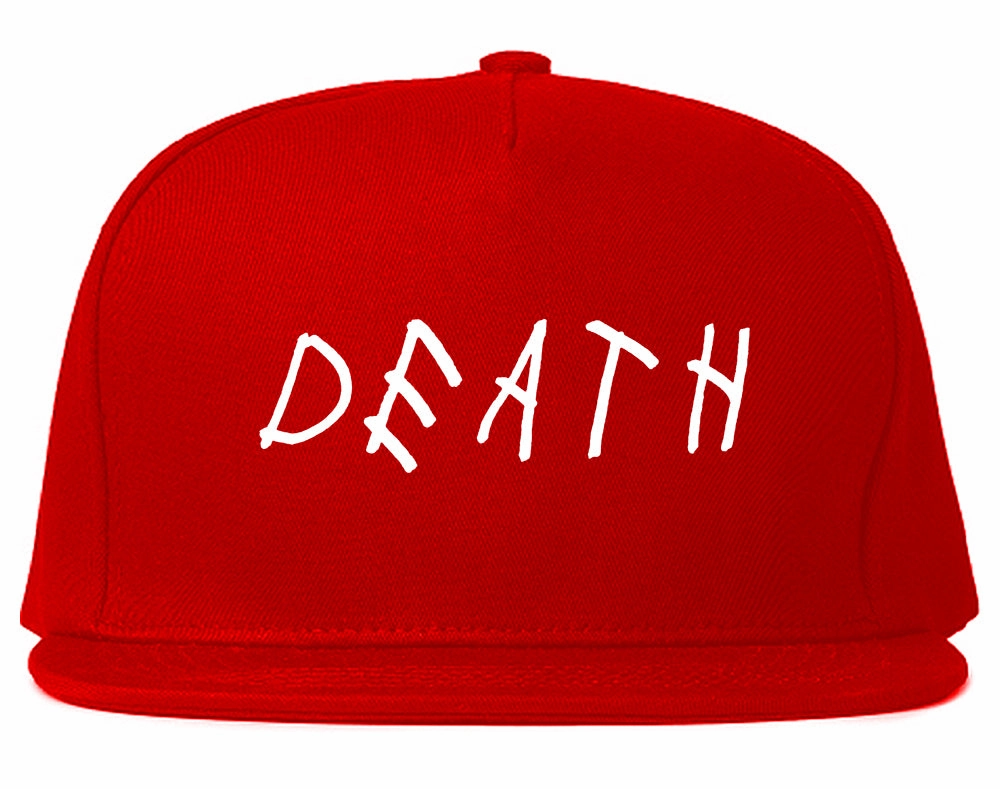 Death Font Mens Snapback Hat