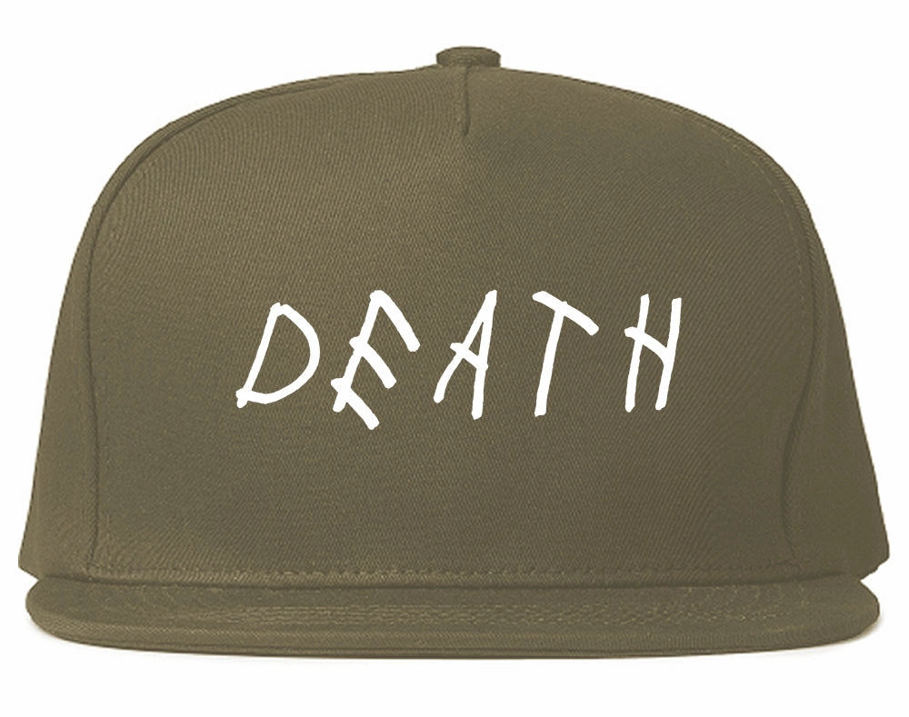 Death Font Mens Snapback Hat