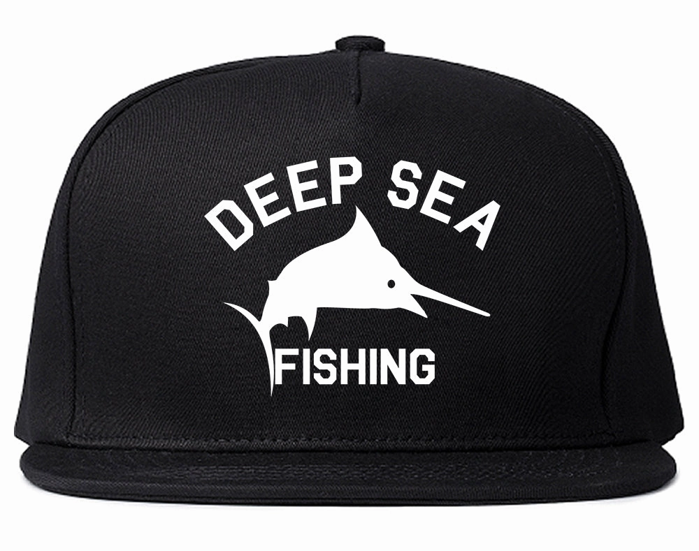 Deep Sea Fishing Mens Snapback Hat