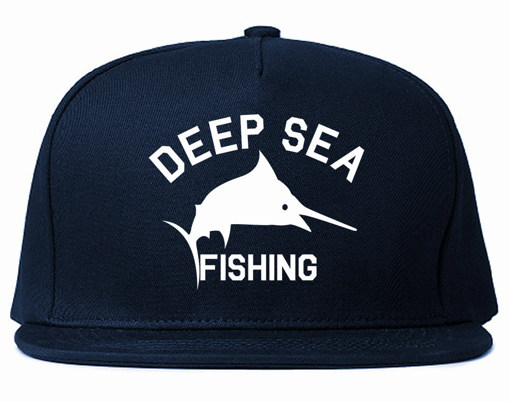Deep Sea Fishing Mens Snapback Hat