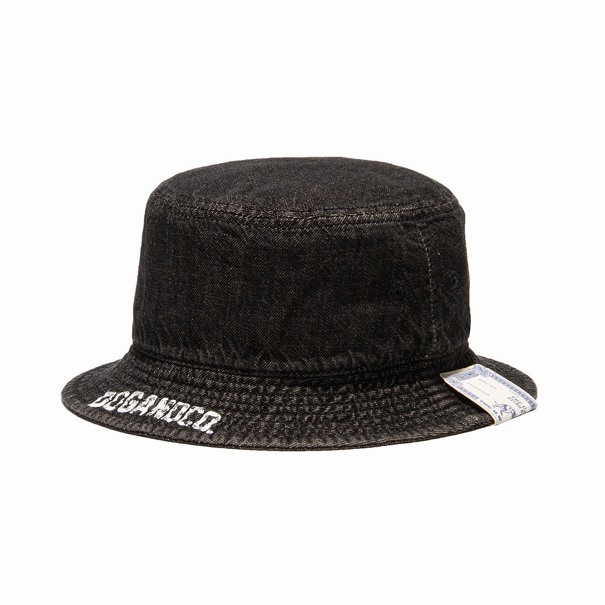 DENIM FLAG HAT - Black spring-straw-hat