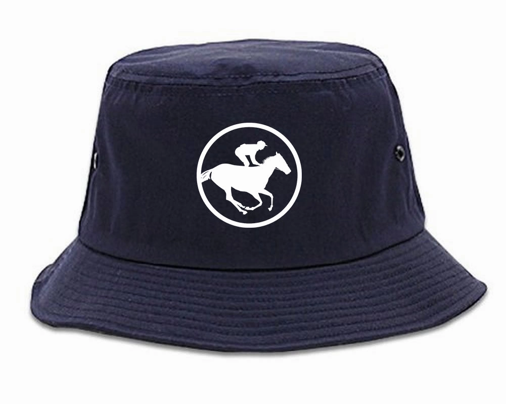 Derby Horse Racing Chest Mens Bucket Hat