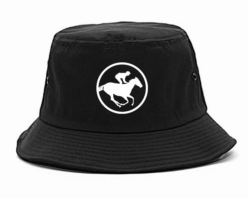 Derby Horse Racing Chest Mens Bucket Hat