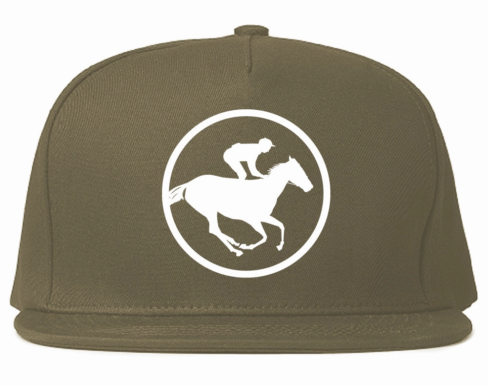 Derby Horse Racing Chest Mens Snapback Hat