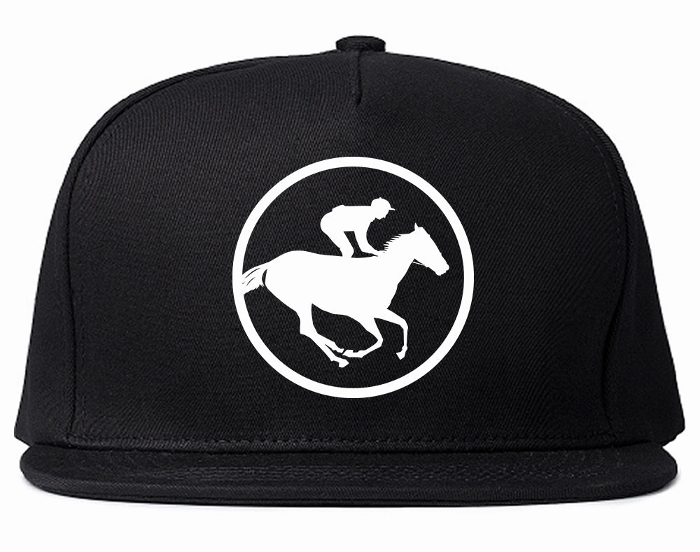 Derby Horse Racing Chest Mens Snapback Hat