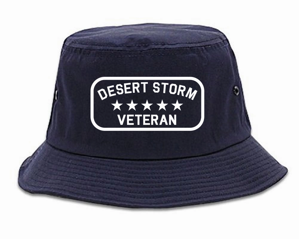 Desert Storm Veteran Mens Bucket Hat