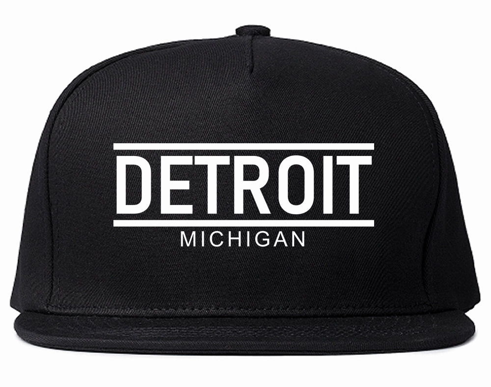Detroit Michigan City Lines Mens Snapback Hat