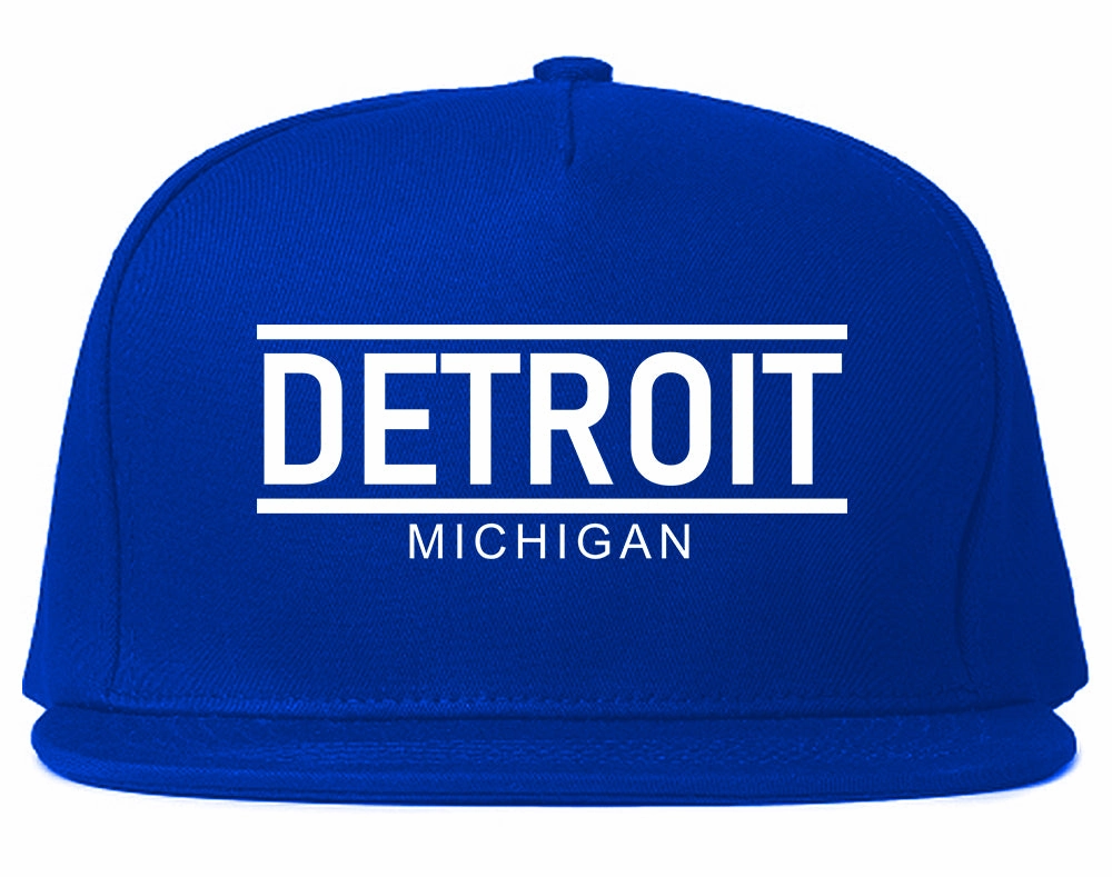 Detroit Michigan City Lines Mens Snapback Hat
