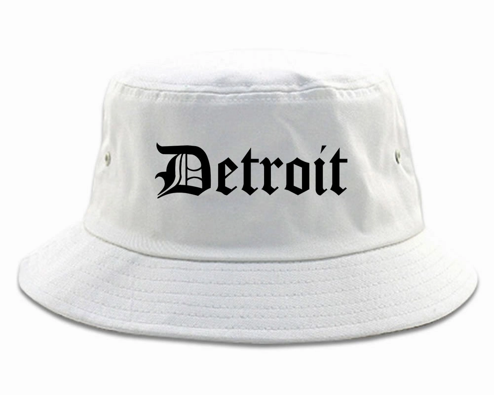 Detroit Old English Mens Bucket Hat