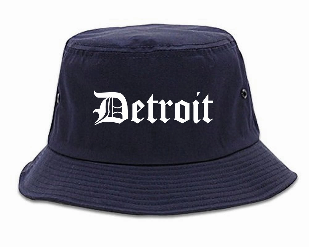 Detroit Old English Mens Bucket Hat