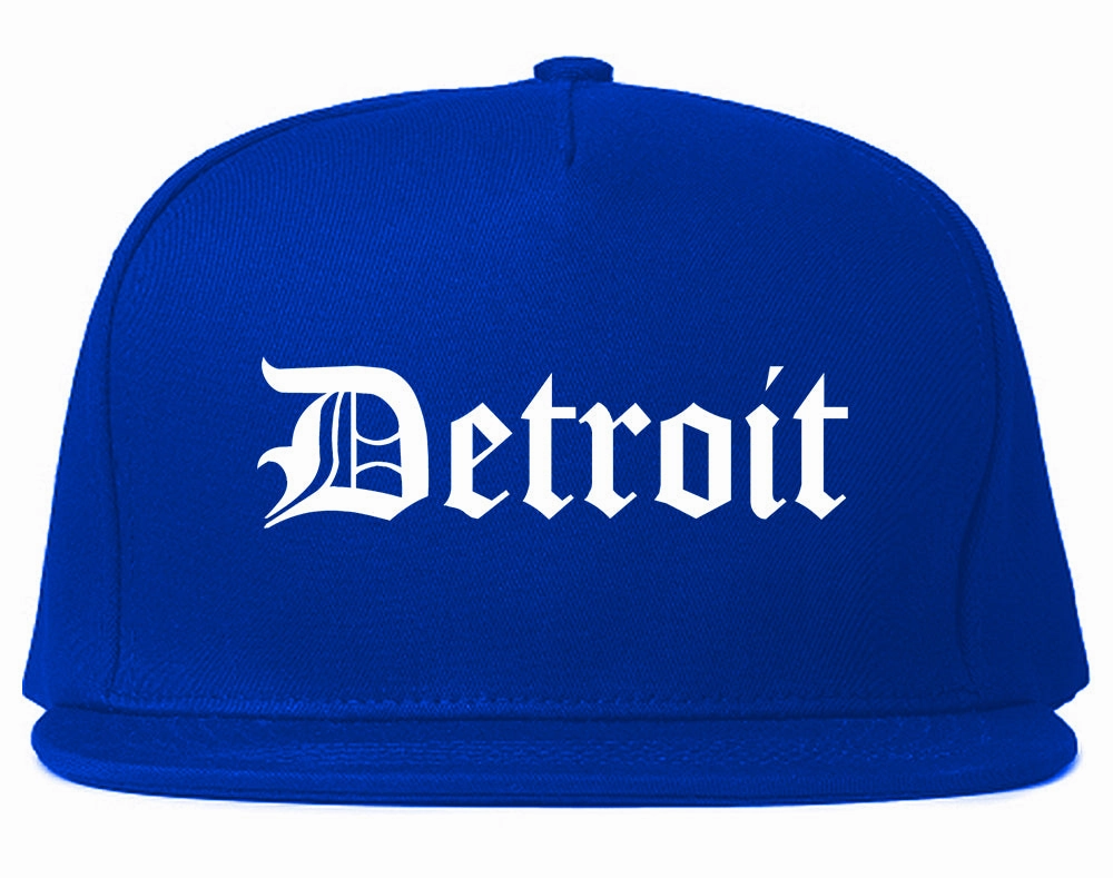 Detroit Old English Mens Snapback Hat
